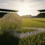 Bitcoin (BTC) em campo (Imagem Gemini Pro)