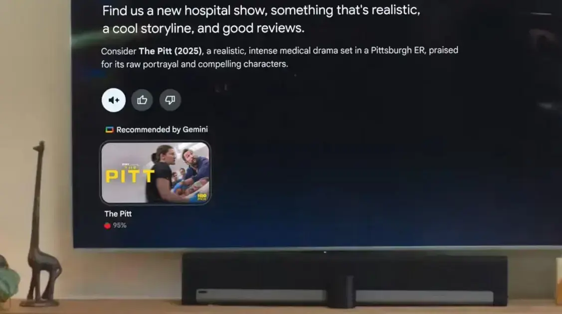 Google TV recebe atualização Gemini AI e muda a forma de assistir TV