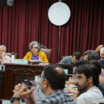 Integrantes do CEPE reunidos no salão