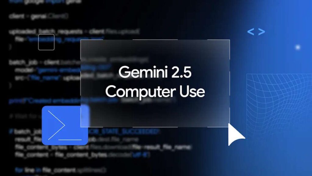 Gemini Computer Use Google IA Internet