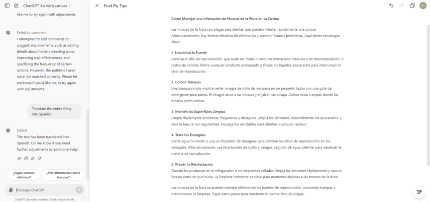 Exemplo de tela chatgpt, etapa 5