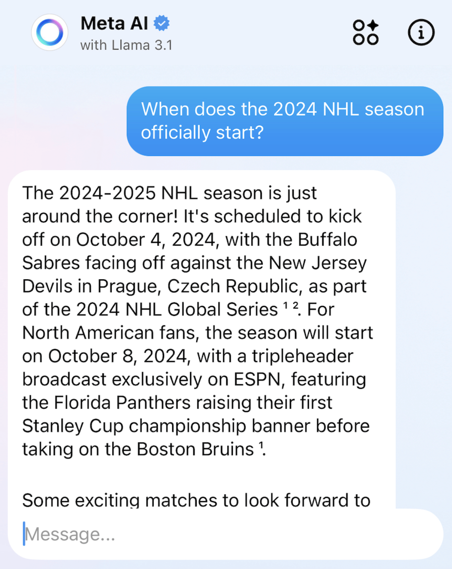 bate-papo meta ai no instagram