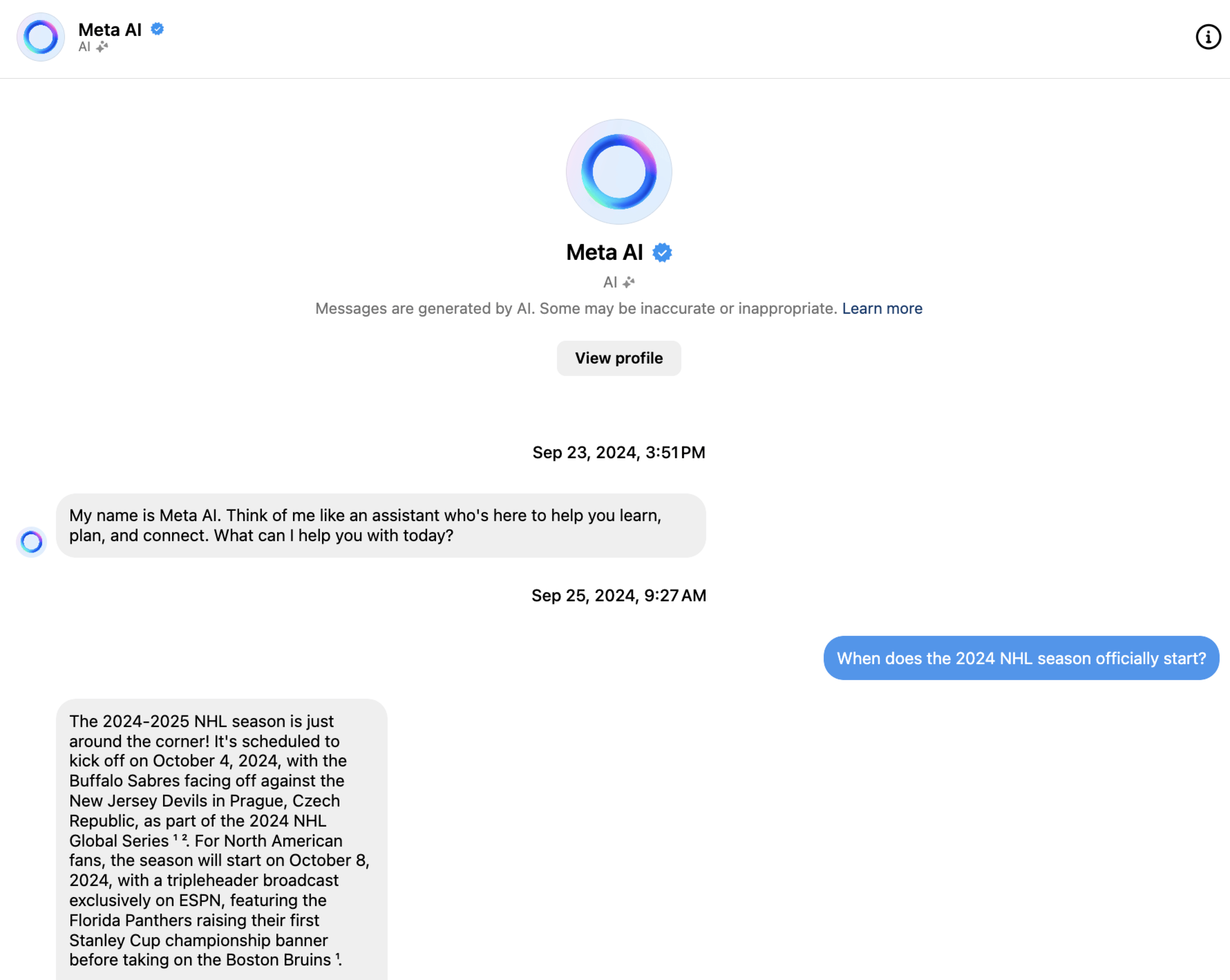 assistente de bate-papo meta ai no instagram