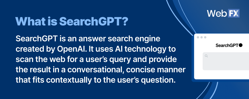 Definição de SearchGPT