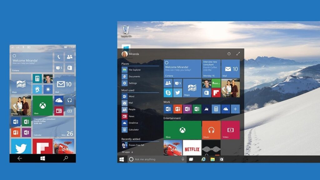 Microsoft revela requisitos para rodar Windows 10 em smartphones e PCs