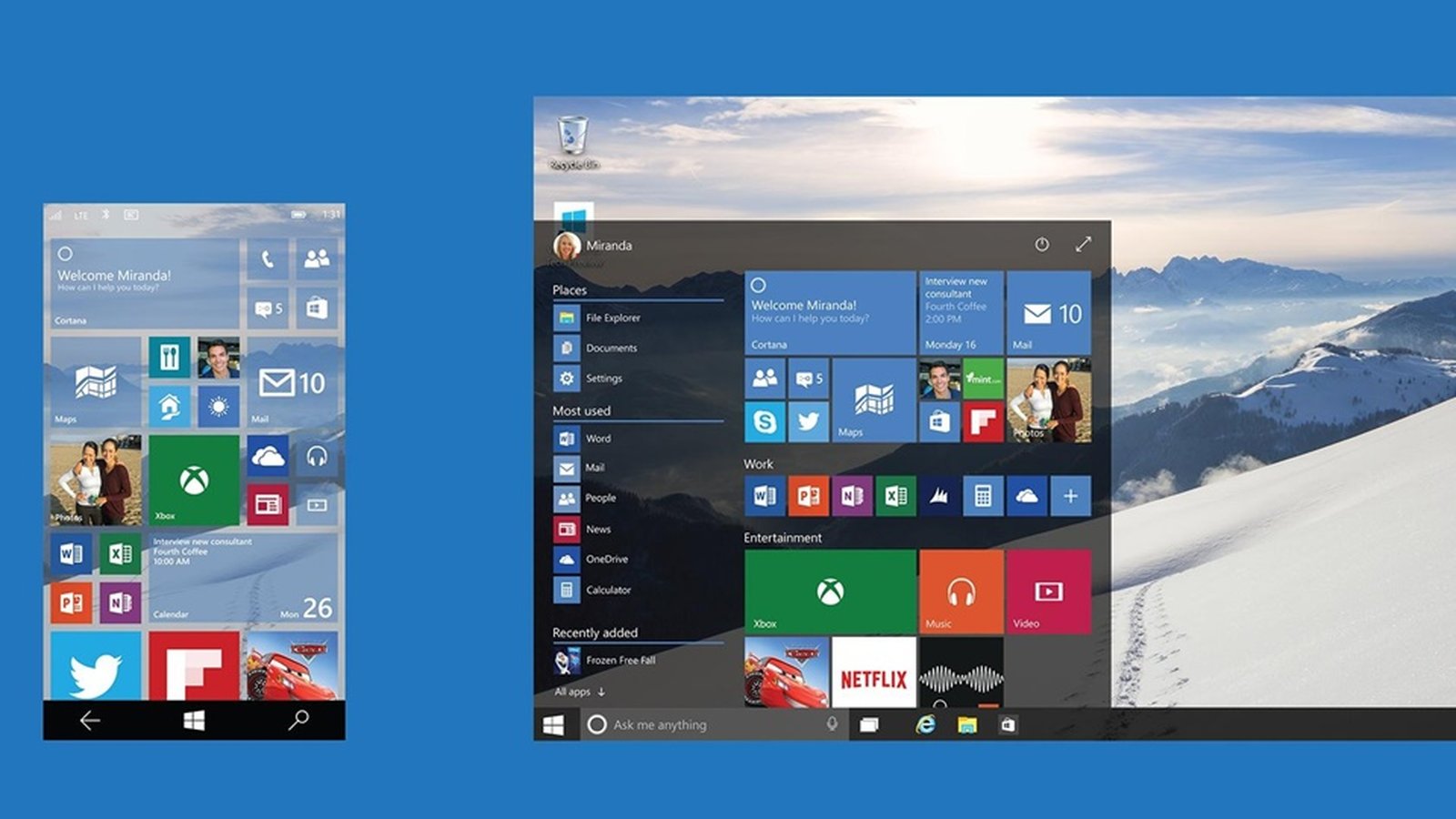 Microsoft revela requisitos para rodar Windows 10 em smartphones e PCs