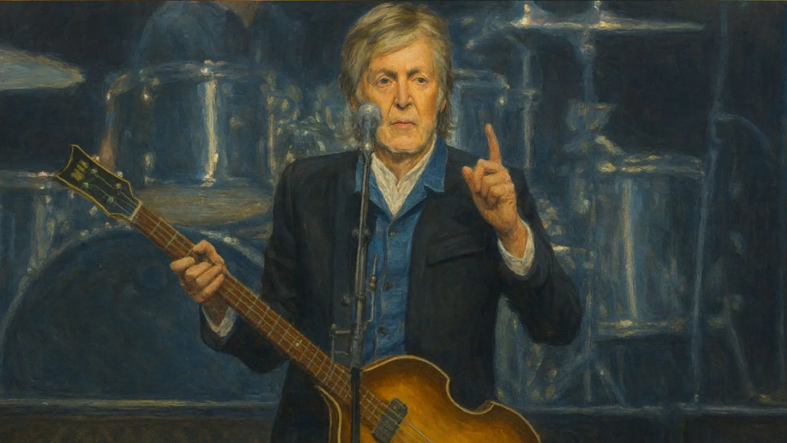 Paul McCartney protesta com faixa silenciosa contra uso de IA na música; veja detalhes