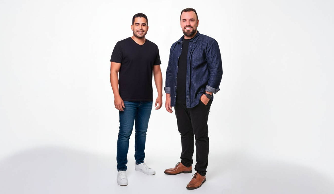 Gustavo Caceres e Ricardo Martins, sócio fundadores da Rastro Neural