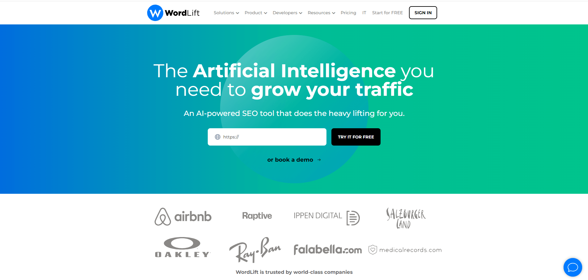 Levantamento de palavras com IA WordPress