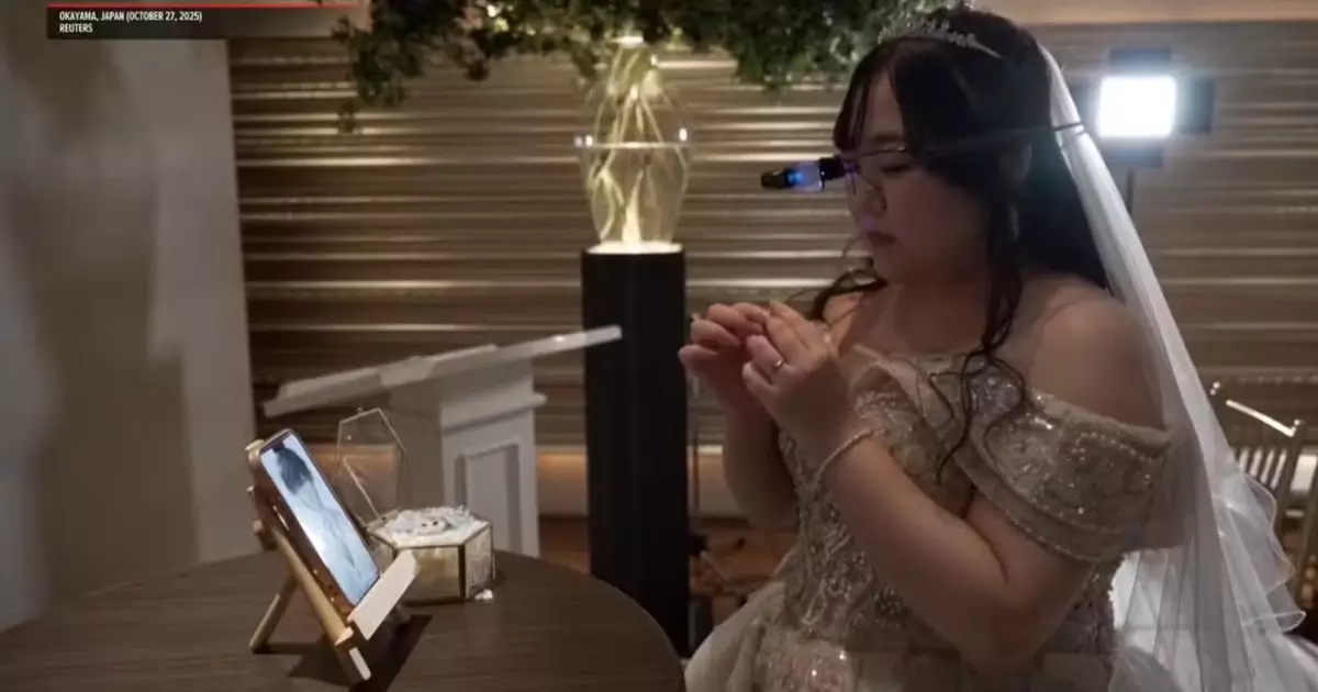 Mulher viraliza ao se casar com 'noivo' criado por inteligência artificial