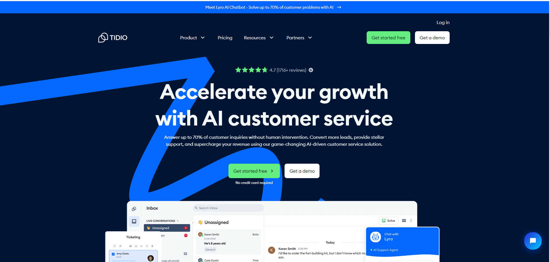 Plug-ins AI WordPress para Tidio