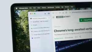 Abas verticais no Chrome: Projetos com IA elevam produtividade
