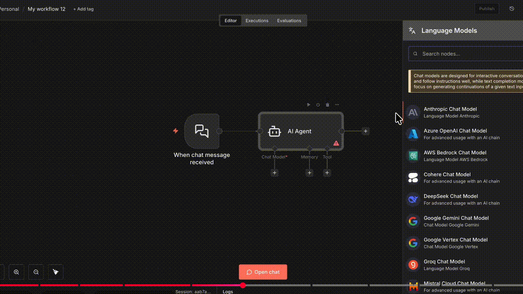 Apresentando o Chat Hub – Blog n8n