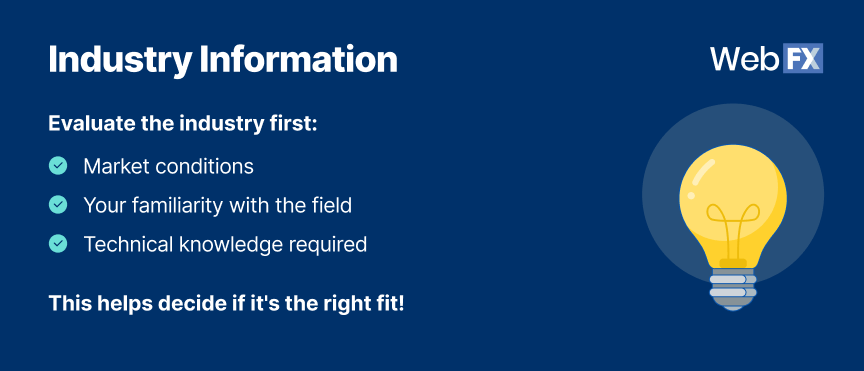 Resumo das informações necessárias do setor