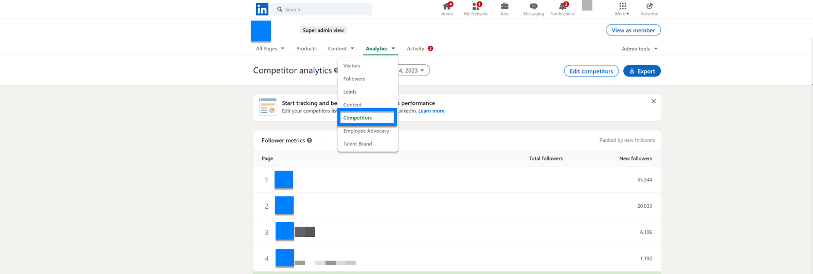 concorrentes do LinkedIn