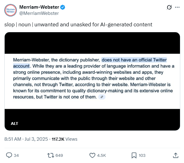 conteúdo salvável merriam webster