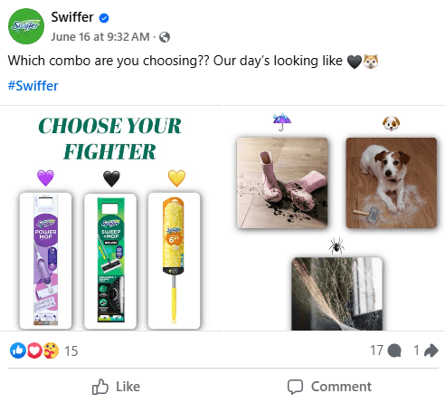 swiffer de conteúdo salvo