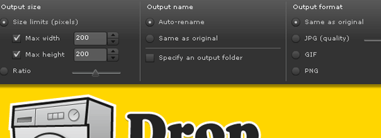 Shrink O'Matic - captura de tela.