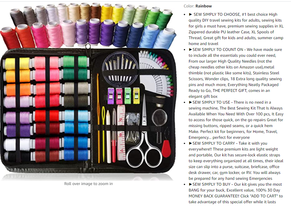 descrição do produto amazon 1