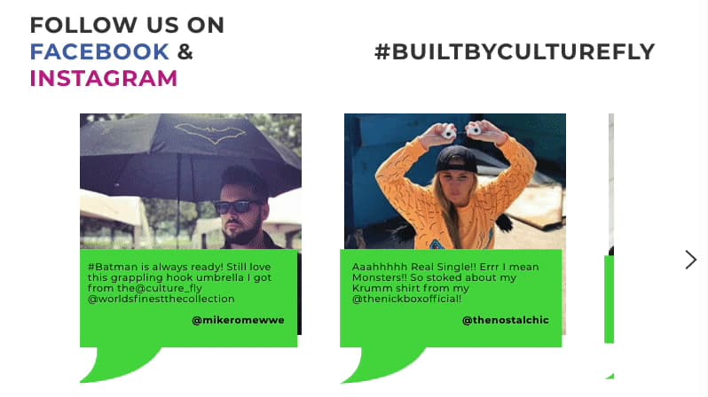 Depoimentos da Culture Fly