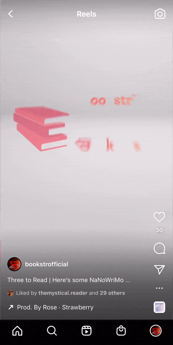 Instagram Reel impulsionado