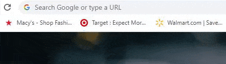 Exemplo de como o Google redireciona usuários para seus sites após usar muitos "o's" em seu nome. 