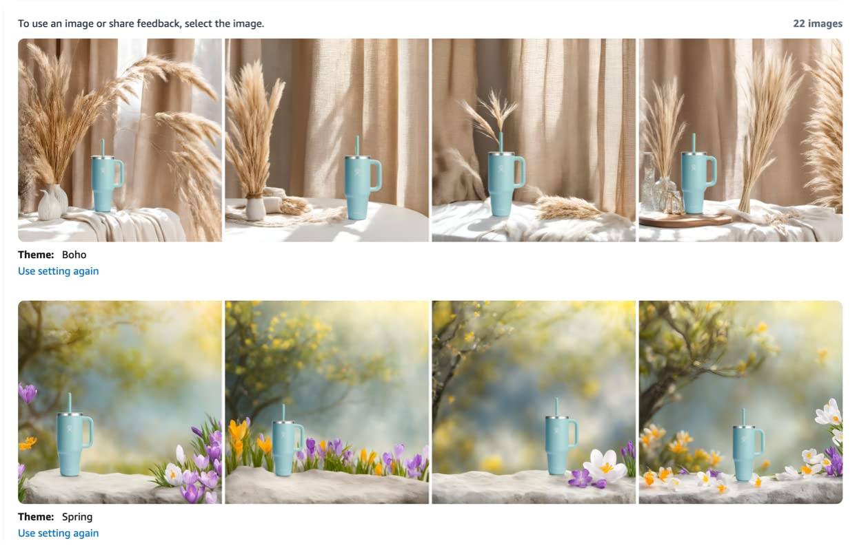 Gerador de imagens Amazon