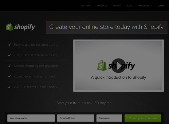 0256 02 título do design da página de destino shopify