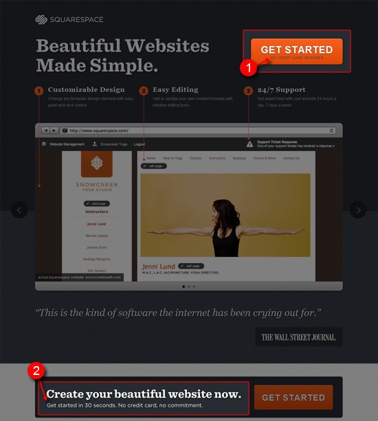 0256 06 risco de design da página de destino squarespace