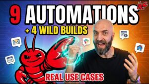 “Explorando o OpenClaw (Clawdbot): 9 Automações Impressionantes e 4 Construções Inusitadas que Realmente Funcionam!”Você sabia que algumas dessas construções podem ser adaptadas para diferentes indústrias, aumentando a eficiência de tarefas diárias em um piscar de olhos?