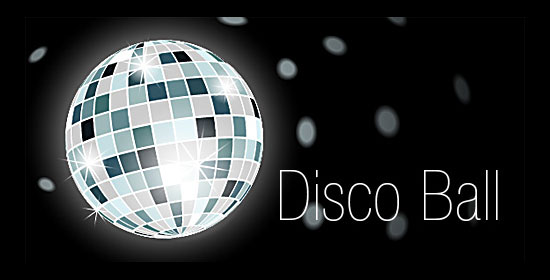 Bola de discoteca - visualização.