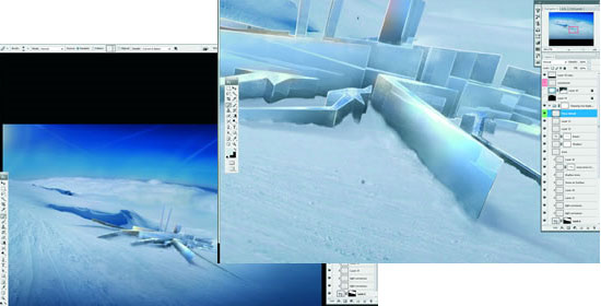 Mesclar 3D com Illustrator e Photoshop - visualização.