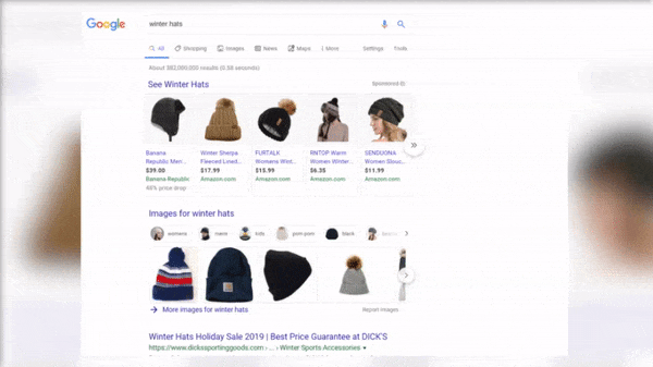 Anúncios do Google Shopping para 