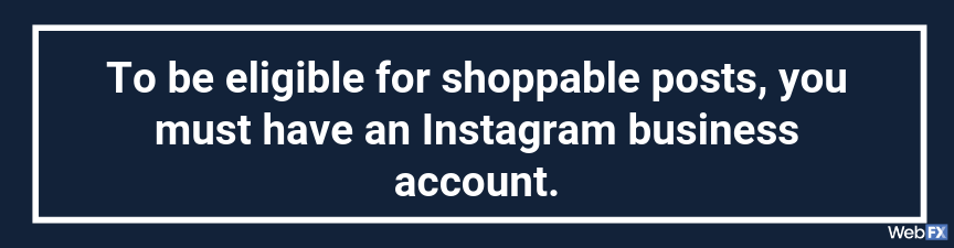negócios no instagram