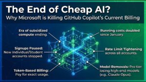 “O Fim da Inteligência Artificial Acessível? Descubra por que a Microsoft está descontinuando a cobrança do GitHub Copilot”Curiosidade: Você sabia que o GitHub Copilot foi desenvolvido em parceria com a OpenAI e pode sugerir códigos inteiros com base em apenas algumas linhas que você digita?