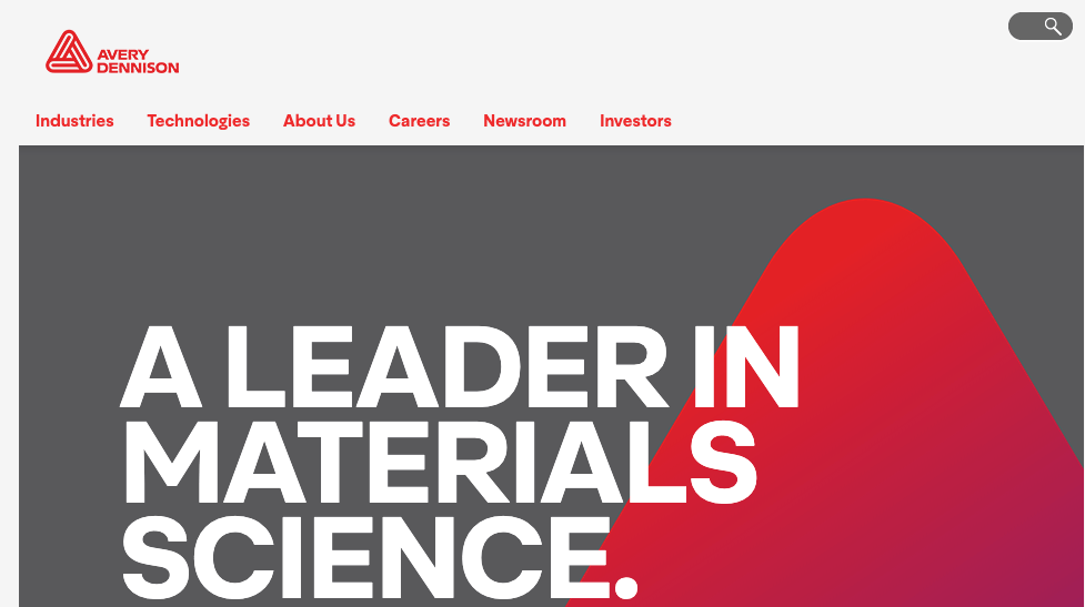 Site da Avery Dennison