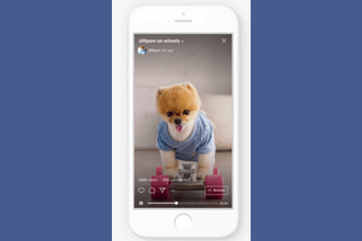 Um exemplo de vídeo IGTV no Instagram