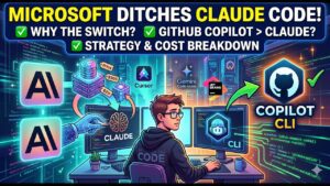 Microsoft Desiste do Claude! Descubra Por Que o GitHub Copilot Está Substituindo o Assistente de Codificação da Anthropic.